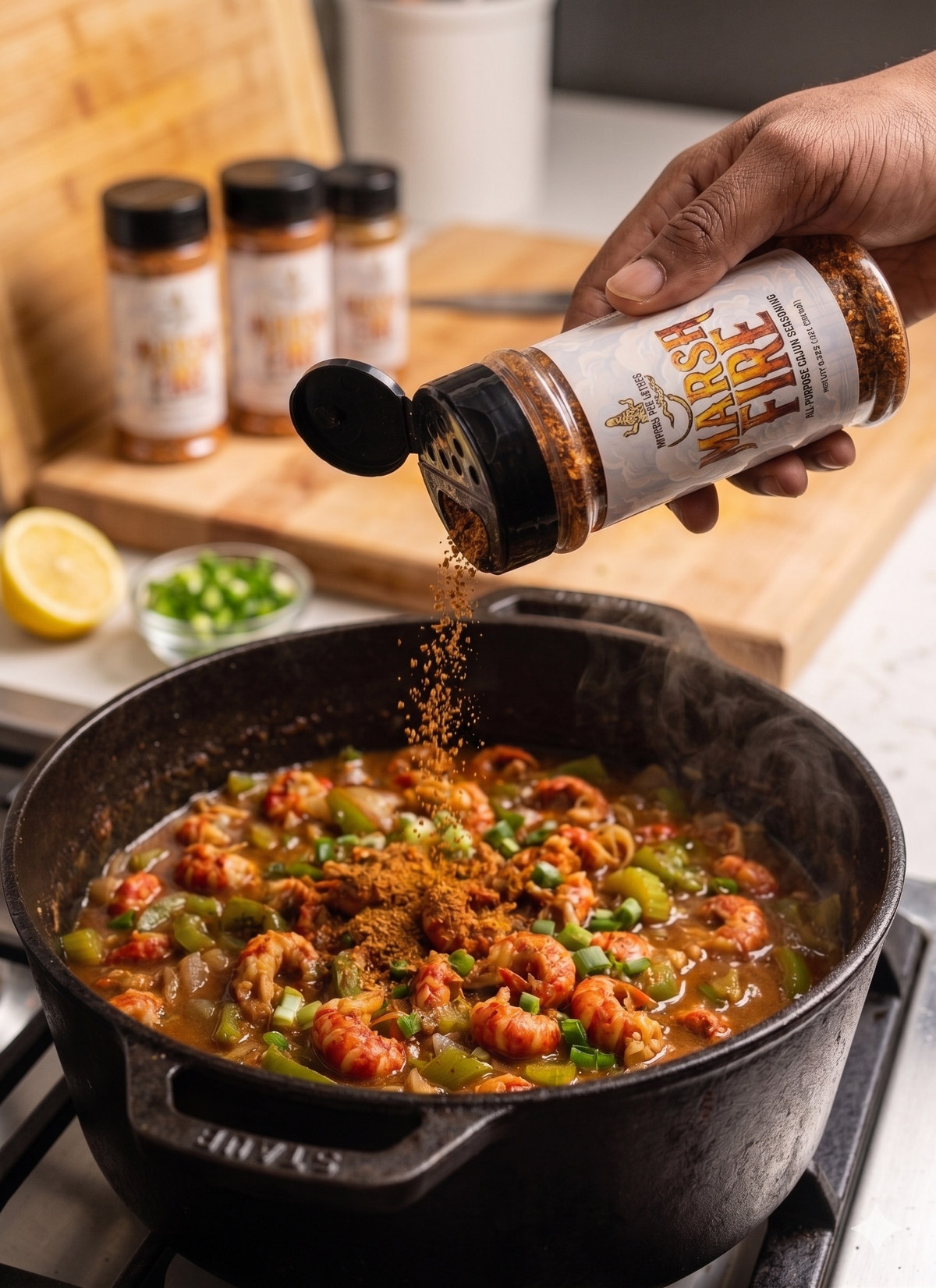 How to Use Marsh Fire Seasoning: 5 Wild Food Recipes from the Louisiana Marsh